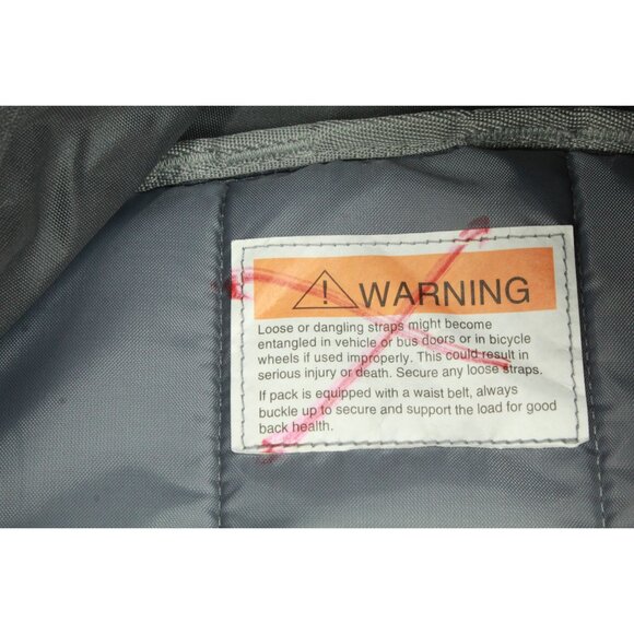LL Bean Unisex Adult Alloy Gray Weatherproof Deluxe Book Pack 37L Backpack main image 6